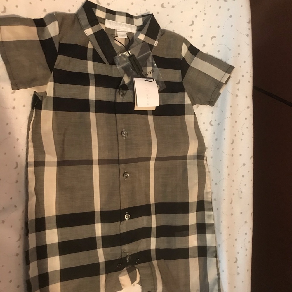 Burberry Charcoal jumpsuit